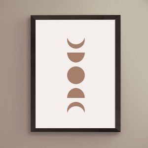 Modern Minimalist Abstract Geometric Wall Art Print Home Decor [No Frame]